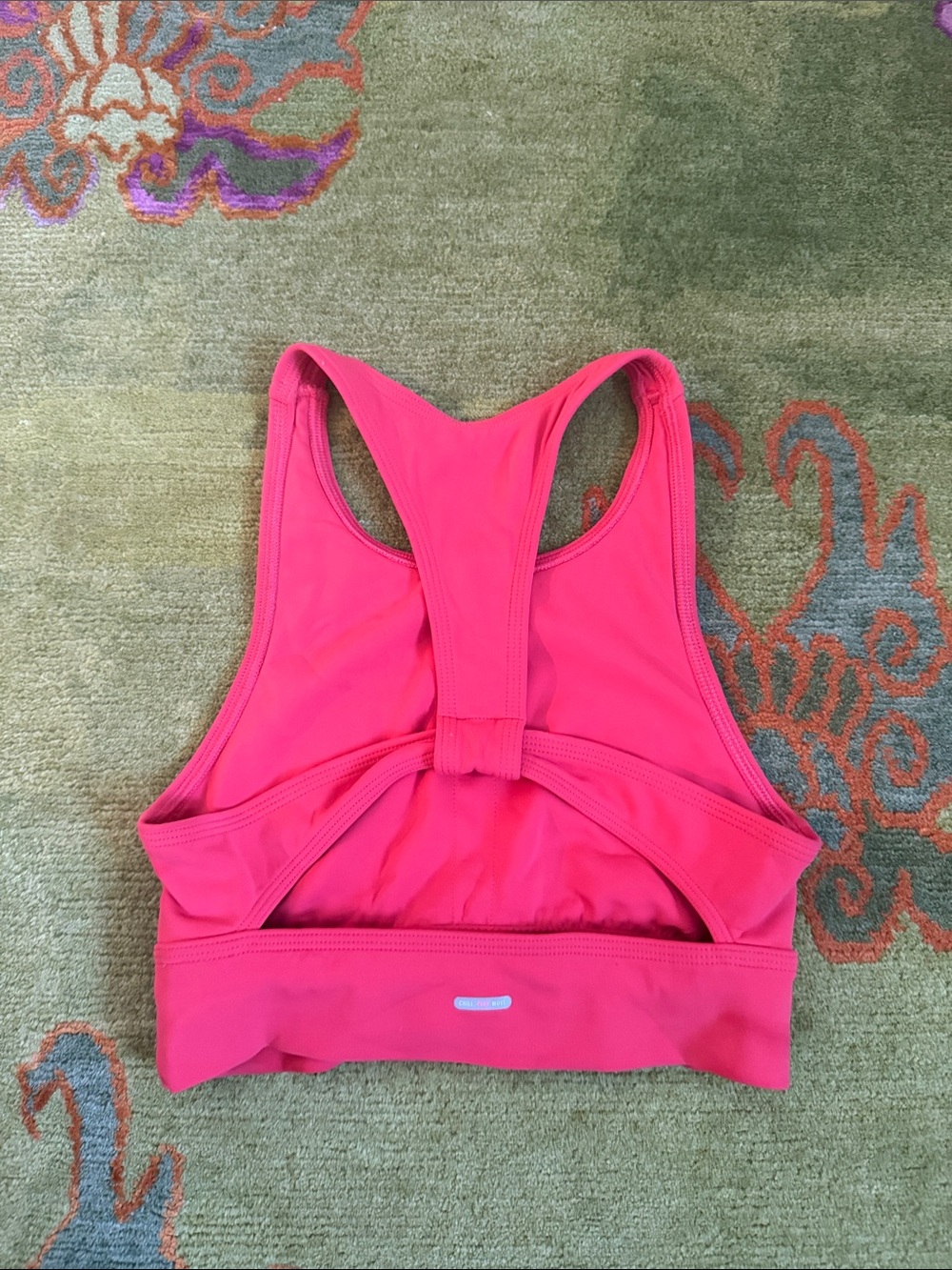 AERIE XS Coral Racerback Sports Bra